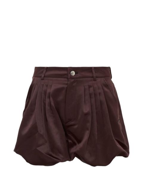 BONBOM bubble tuck shorts