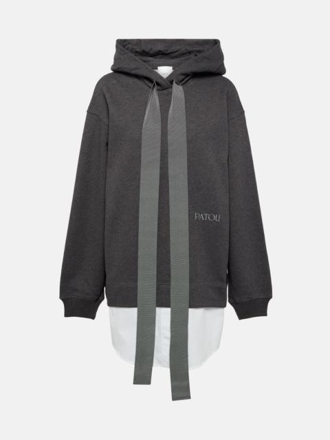 Oversized cotton hoodie