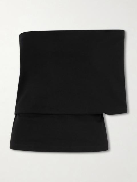 OSSOU Lynx One-shoulder Stretch-jersey Top
