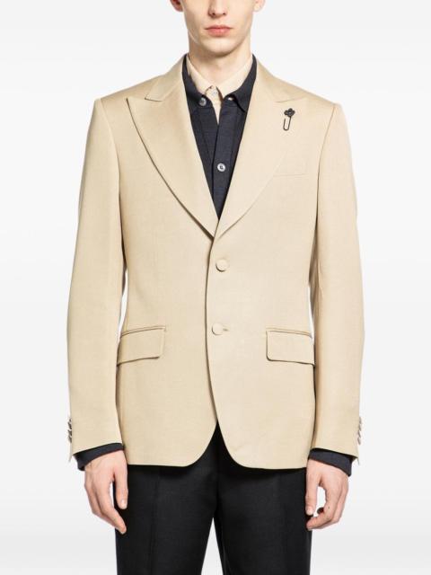 LARDINI notched-lapel blazer