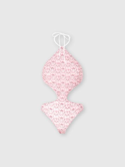 Missoni Trikini in lamé viscose with foliage motif