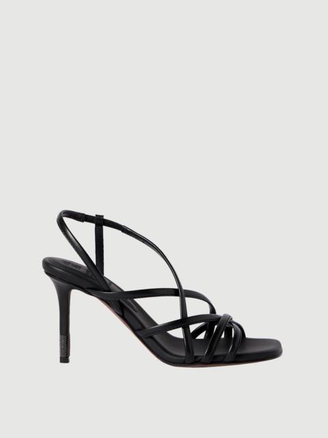 Brunello Cucinelli Calfskin heels with precious details