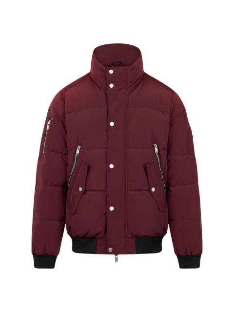 MOOSE KNUCKLES Men's High Point Bomber Jacket - Beet