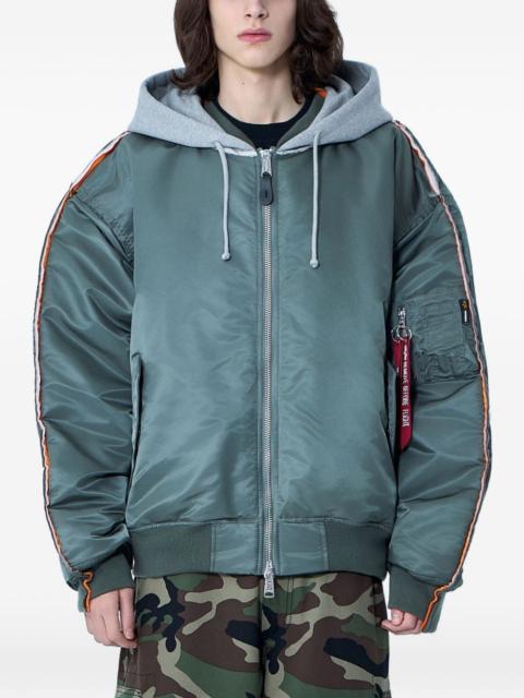 VETEMENTS integrated-hood bomber jacket