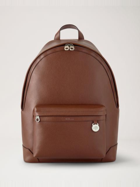 Mulberry Heritage Zipped Backpack Oak Two-Tone Small Classic Grain