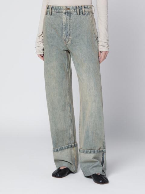 entire studios Wide-leg jeans with washed effect