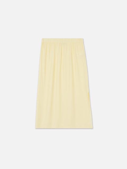 John Elliott SILK MIDI SLIP SKIRT