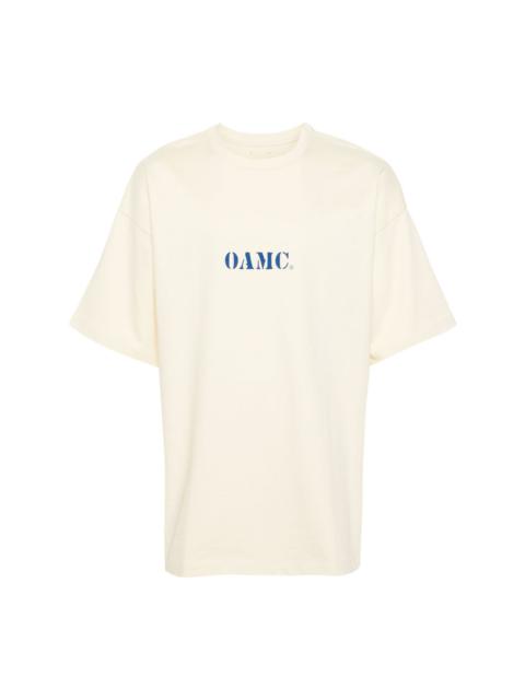 OAMC logo-print organic cotton T-shirt