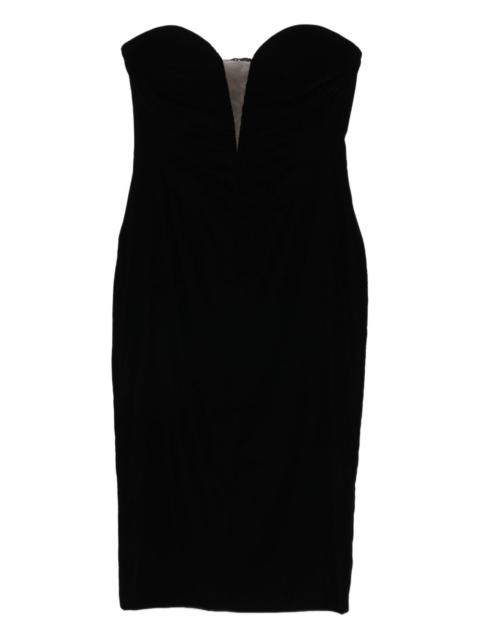TOM FORD strapless midi dress