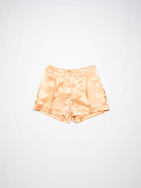 Acne Studios Satin shorts - Apricot orange