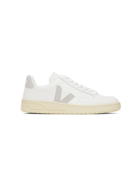 VEJA White V-12 Leather Sneakers