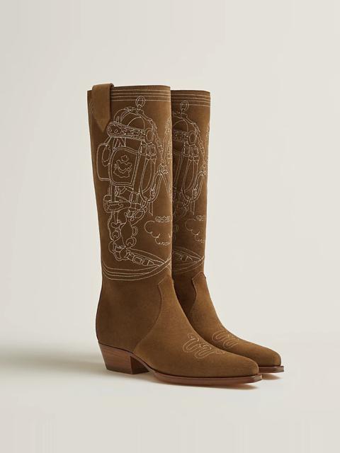 Hermès Folk 35 boot