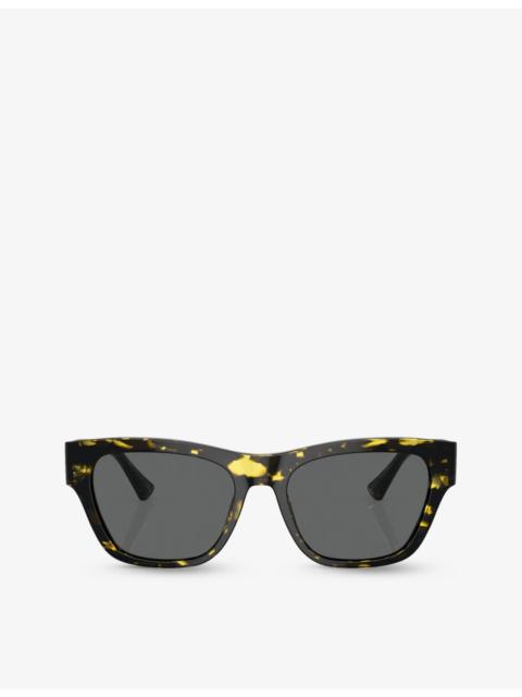 VERSACE VE4457 square-frame acetate sunglasses