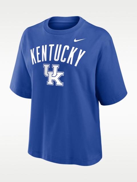 Nike Kentucky Arch Over Logo Boxy Women's Nike College T-Shirt