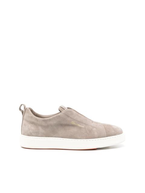 slip-on suede sneakers