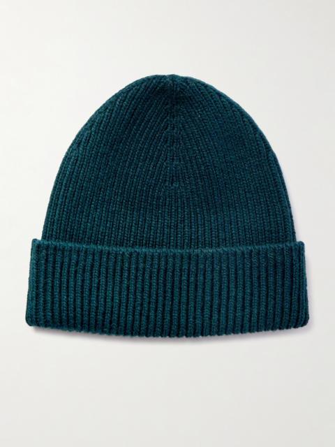 Johnstons of Elgin Ribbed Cashmere Beanie