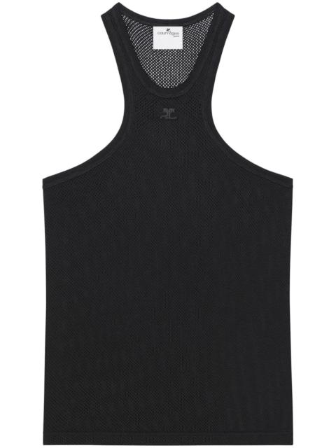 courrèges mesh tank top
