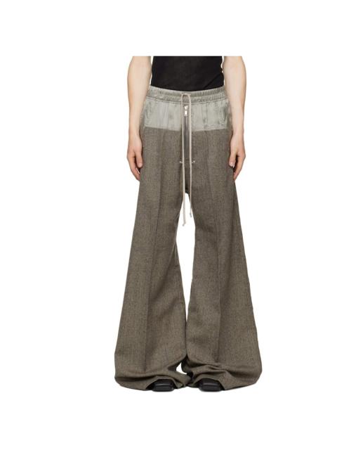 Rick Owens Taupe Tower Wide Bela Trousers
