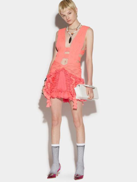 DSQUARED2 BANDEAU MINI DRESS