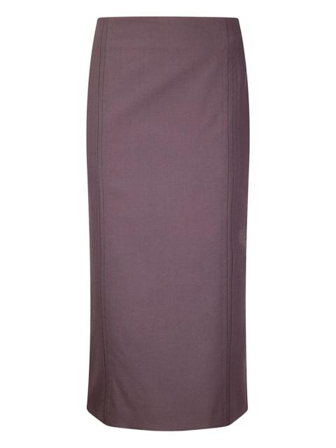 MM6 Maison Margiela panelled midi skirt