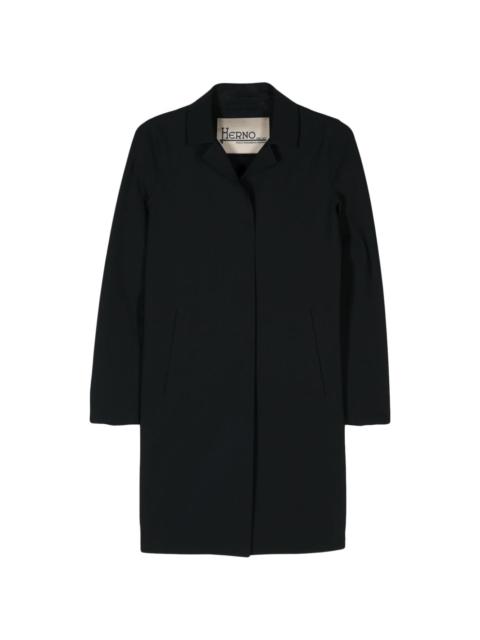 Herno notched-collar single-breasted coat