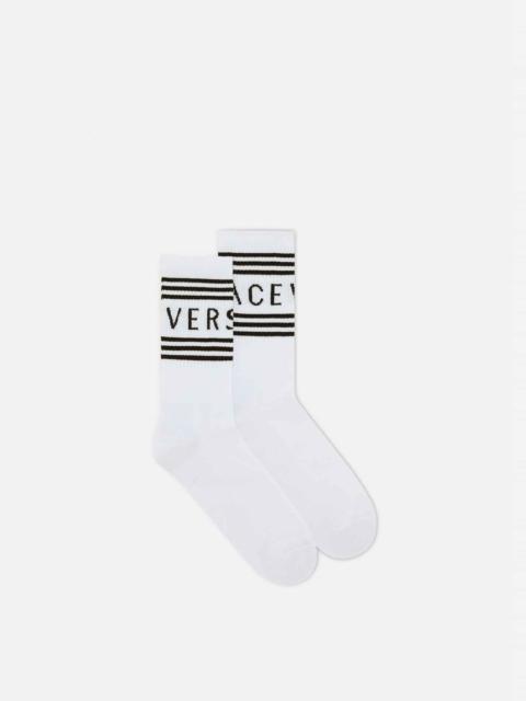 VERSACE Vintage logo socks