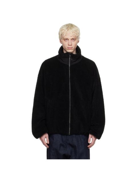 Fumito Ganryu slouch-hood cotton-blend jacket | REVERSIBLE