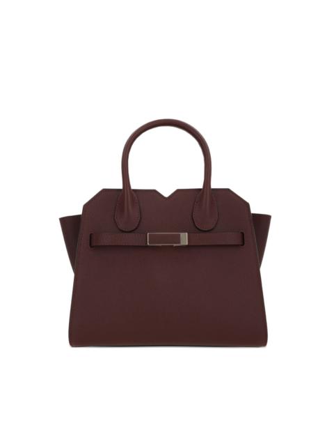 Valextra mini Milano leather tote bag