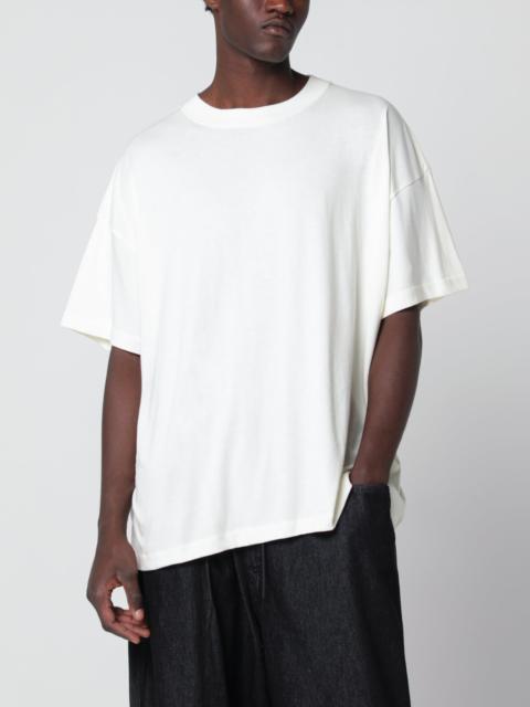 ESSENTIALS Ivory Essentials T-shirt in tri-blend jersey