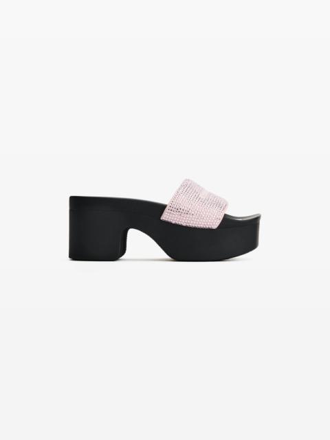 Alexander Wang AW CRYSTAL PLATFORM SLIDE