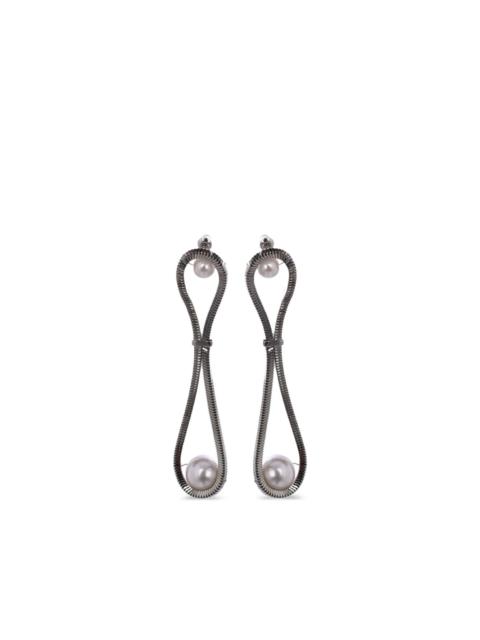Rosantica Aurea pearl drop earrings