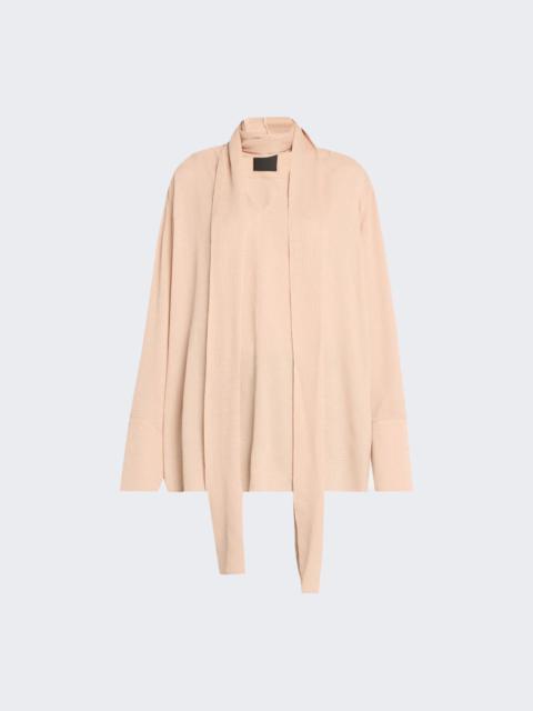 Givenchy Lavalliere Blouse Beige Pink