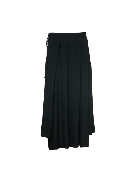 Yohji Yamamoto Unbalanced Tuck Skirt