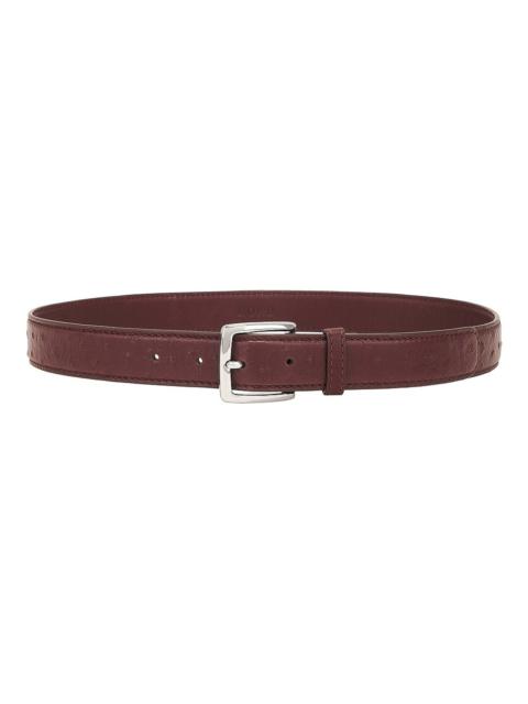 RÓHE Ostrich Leather Belt