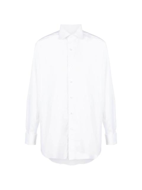 Brioni long-sleeved poplin shirt