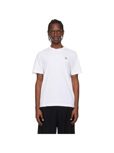 Moncler Three-Pack Multicolor Logo Patch Cotton T-shirts
