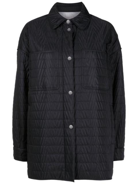 Valentino chevron-quilt jacket