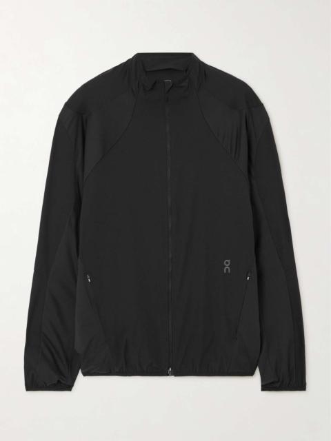 + POST ARCHIVE FACTION Breaker stretch recycled-shell and mesh jacket