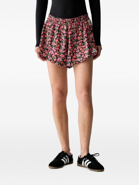adidas floral-print 3-Stripes shorts