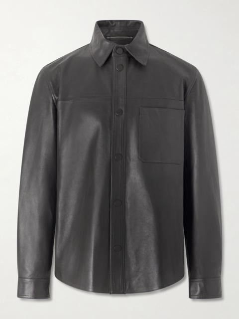 SLOWEAR Leather Overshirt