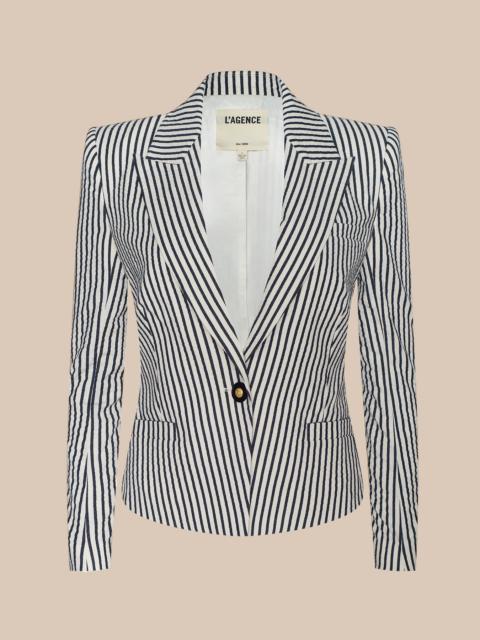 L'AGENCE Misa Seersucker Blazer