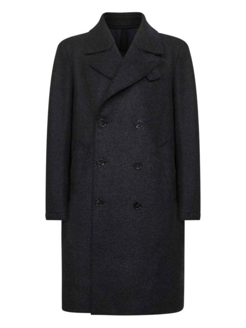 Harris Wharf London double-breasted wool coat