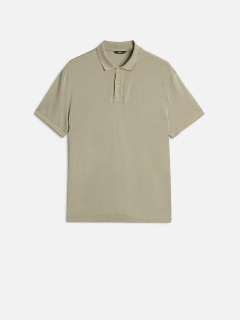 7 For All Mankind SHORT SLEEVE POLO in Lyocell Army