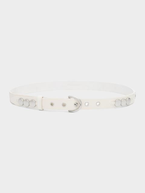 rag & bone Luna Beaded LeatherBelt