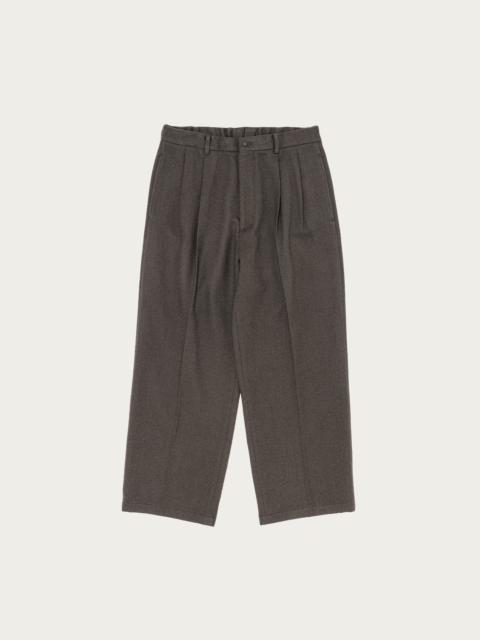 YOKO SAKAMOTO Double Pleated Trousers - Charcoal Gray