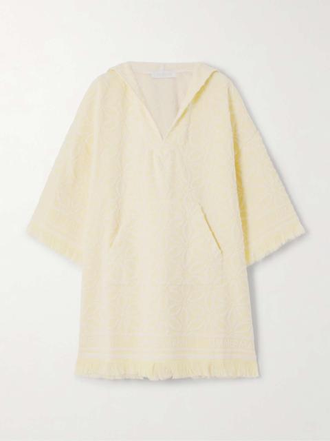 Zimmermann WYLIE HOODED TOWELING DRESS | REVERSIBLE