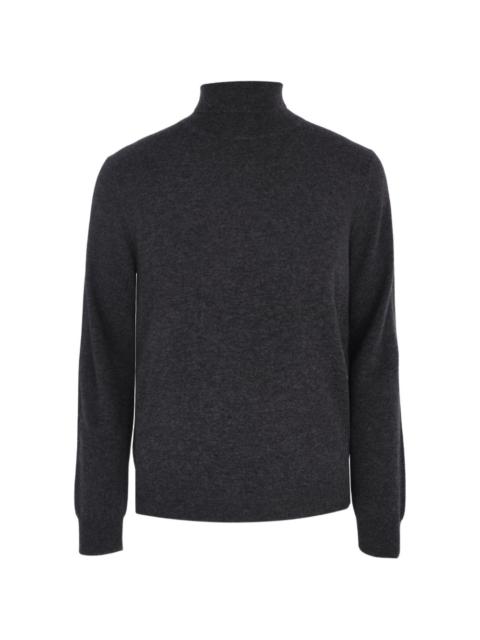 CORNELIANI roll neck knit shirt