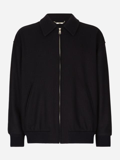 Dolce & Gabbana Wool-blend bomber jacket