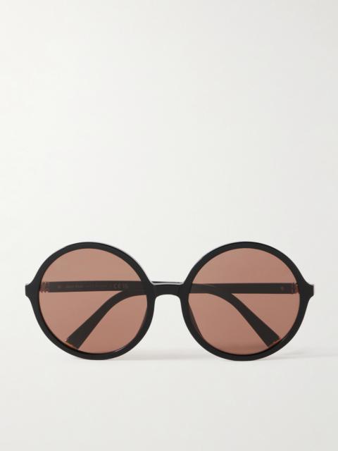 Miu Miu Round-frame Acetate Sunglasses