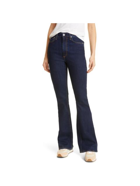 rag & bone rag & bone Casey High Rise Flare Leg Jeans in Rinse at Nordstrom